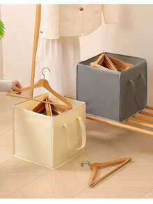 1pc Large Capacity Clothes Hook Storage Bag, Home Clothes & Pants Clip Organizer Bag, Suitable For Bedroom, Student Dorm, Outdoor Travel Portable Storage Bag, Can Be Used To Store Clothes, Ties, Skirts, Hangers, Pants Racks - View 2