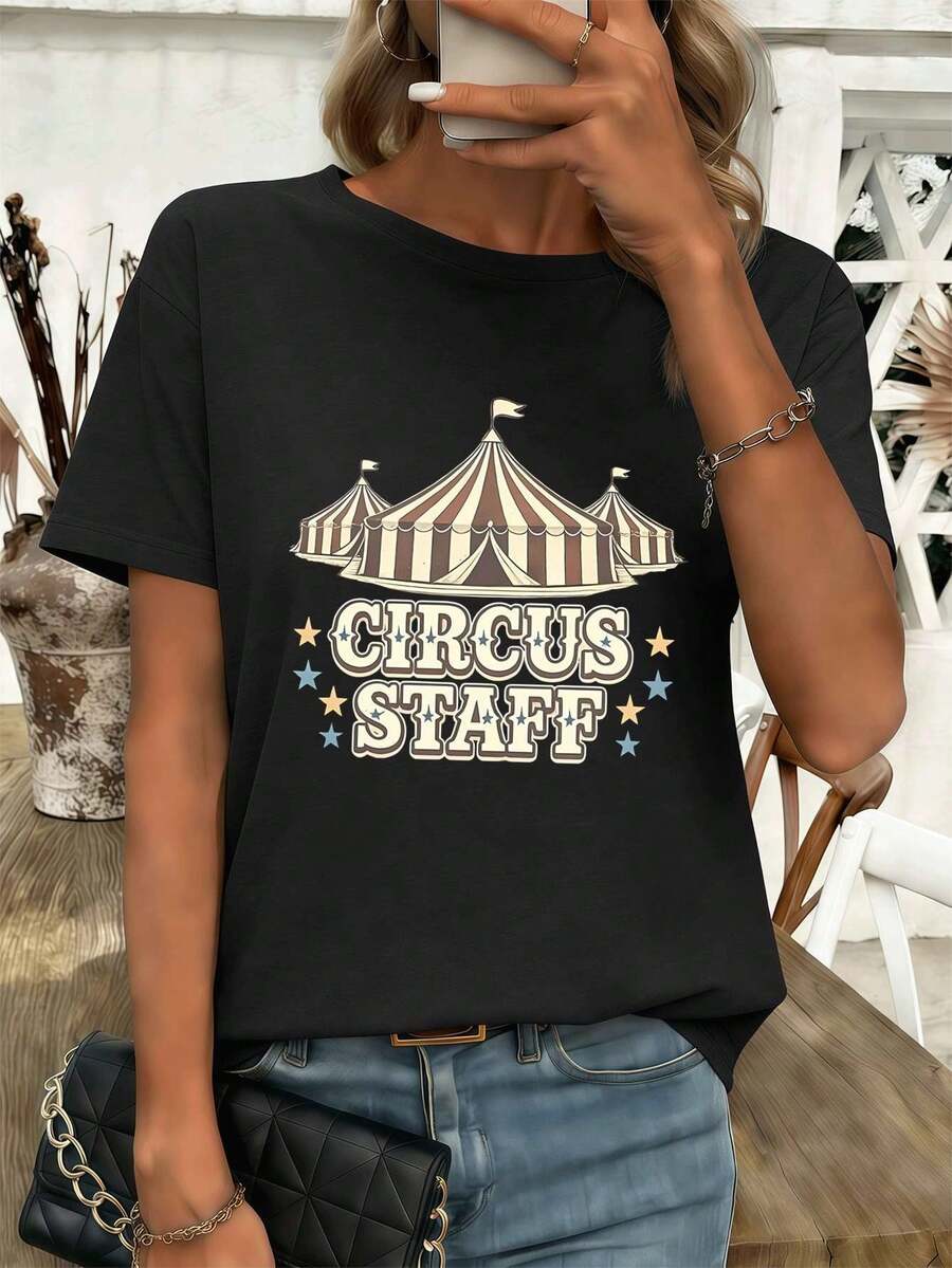 Women T-Shirts - Black - View 1