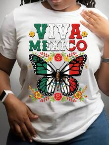 Women's T-Shirt For Spring And Summer - White - View 1