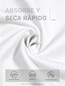 Nueva camiseta de cuello redondo antipelusas con parte superior lisa, camiseta estampada de color liso, tela de malla para mayor comodidad, camiseta de talla grande con tacto suave, camiseta casual y flexible, camiseta única de cuello redondo con tejido de punto liso - Blanco - Ver 5