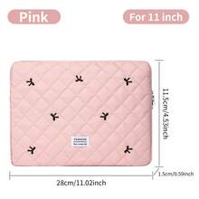 Diamond Pattern Protective Sleeve For 11-15.6 Inch Tablets, Cute Style, Compatible With Pro 13 M4 & Air 13 M3 M2, Pro 12.9 M2 M1 6/5th Gen, Suitable For Tablets, Laptops, Books - View 11