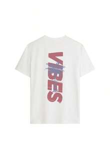 Women's Minimalist Coconut Tree Slogan Print Casual Round Neck Short Sleeve T-Shirt, Simple & Versatile, Suitable For Daily & Holiday Wear. Graphic Tee, Women, White, Black, Pink Summer Vacationsummer Outfits For Women 0SJU - 白色 3 - 查看 3