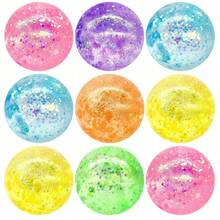 1/2/5/10 Stück Stressabbau-Schaumbälle für Erwachsene, bunte langsame Rückfederung Stressabbau-Spielzeug, weiche Memory-Gel-Sensorikbälle elastische Spielzeuge, Handübungsbälle, Geburtstagsgeschenk, zufälliger Stil und Farbe - Verschiedenfarbig - Übersicht 6