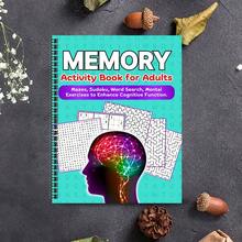 1pc Adult Puzzle Game Compilation Book, Exercises Brain Power, Enhances Memory, Includes Various Puzzle Games Like Sudoku, Word Puzzles, Mazes, Spiral Bound, Detachable Pages, Suitable As Gift (Pen Not Included) - Sudoku 7 - View 14