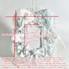 1個手工收藏卡套 3英吋偶像卡收納保護套，相容 與動漫照片，毛絨耳朵裝飾蝴蝶結荷葉邊卡夾，蘿莉塔卡框，透明防刮周邊保護殼，收藏照片 DIY 展示吊飾 - K - 查看 16