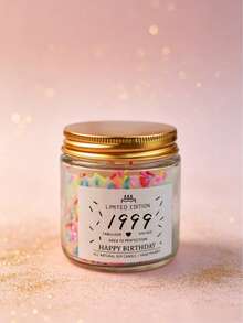 Candy Jar Candle, Personalized Birth Year Candy Scented Candle, 1985-2005 All Years Covered Vintage Jar Candle, Sweet Fragrant Decor, Retro Nostalgic Home Decor, Soothing Aroma, Atmosphere-Enhancing Item, Suitable For Men, Women, Couples Birthday, Holiday Gifts And Commemorative Occasion Decor, Also Suitable For Car, Home, Office, Travel, Gym And Event Occasions. Perfect Gift For Friends And Family - Multiple Styles - View 16