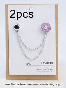 2 piezas Clips Extensores de Pierna de Pantalón con Perla de Rosa, Evitan que los Pantalones se Arrastren por el Suelo. El Diseño de Cierre de Pierna de Pantalón con Botón Oculto Asegura un Ajuste Sin Costuras, Evita Efectivamente que los Pantalones se Arrastren por el Suelo. Adecuado para Pantalones de Vestir y Pantalones Casuales, Impermeable, Portátil y Duradero. - A - Ver 8