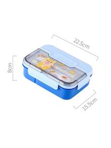 Kotak Bekal Makan Siang Kapasitas Besar yang Lucu, Kotak Bento dengan Sekat (Dilengkapi Set Peralatan Makan), Wadah Makan Siang, Kotak Snack, Aman untuk Microwave (Tutup Dapat Dilepas). Tas Bekal Makan Siang, Kedap Udara, Cocok untuk Kantor, Sekolah, dan Rumah. Pilihan Ideal untuk Kembali ke Sekolah, Piknik, Mudah Dibersihkan. - MultiWarna - View 15