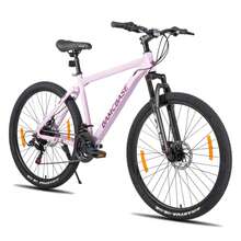 Hiland All-Terrain Mountain Bike (26/27.5 Inch) – Elegant MTB For Women & Men – 18-Speed Gears & V-Brakes – Attractive Colors - 紫色 - 查看 2