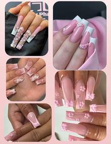 Euuztu 3D Nail Charms And Gems 6000 Pcs Charms Nails Design Resin And Metal Cute Nail Art Charms Nail Flowers Bows Cherry With Rhinestones And Pearls - 第一組 - 蝴蝶結 - 查看 4