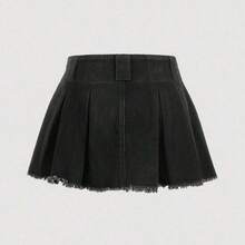 Women Denim Shorts - Negro01 - View 3