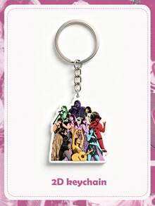 DOBBLE 's "ERA" Tour Acrylic Keychain. It Is Highly Suitable For Use In Bags, Backpacks, Keys, Collections, Daily Use, And For Concert Outings. It Is An Ideal Gift For 's Fans. - Multiple Styles - View 8