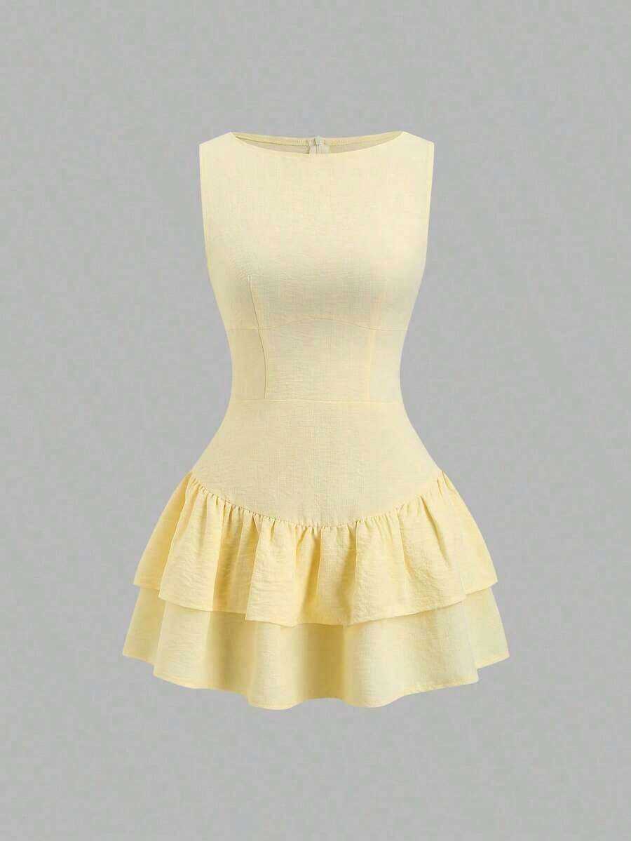 Women Plus Size Sports Dresses - Café - View 1