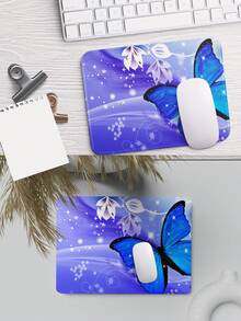 Large Game Mouse Pad, Purple Butterfly Large Desktop Pad, Non-Slip Rubber Base Stitching Edge Long Computer Keyboard Desktop Pad Home Office Mouse Pad - View 7