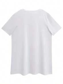 Women's T-Shirt - Grey - White - View 5