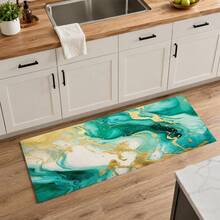 1 pieza Alfombrilla absorbente de tierra de diatomeas con patrón de limón azul & blanco, alfombrilla absorbente de agua para encimera de cocina, alfombrilla para cafetera, alfombrilla para cafetera de goteo, alfombrilla de drenaje para platos & tazas, alfombrilla de cocina con respaldo antideslizante y resistente al calor, alfombrilla para mesa de comedor, alfombrilla para desayuno, alfombrilla para lavadora, alfombrilla de decoración para cocina, comedor, cafetería, bar, regalo para fiesta de vacaciones e inauguración de casa - Multicolor - Ver 16