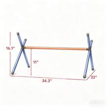 Adjustable Dog Jump Obstacle Training Set Portable Pet Agility Exercise Equipment - As Pic - View 4