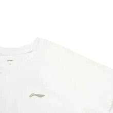 LI-NING Women's Reflective T-Shirt Pleated Hem Breathable Sports Tee ATSW466 - White - View 5