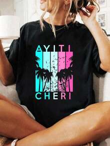 Women T-Shirts - Black - View 6