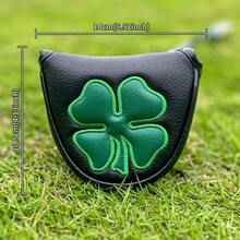 Funda para cabeza de palo de golf y funda para putter con diseño de trébol de cuatro hojas - Accesorio protector duradero y divertido para amantes del golf y entusiastas del juego | Perfecto para uso diario - Multicolor - Ver 10