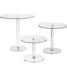 Removable Acrylic Cake Stand, Transparent Wedding Ceremony Birthday Cake Display Rack, Wedding Dessert Display Shelf - Clear - View 10