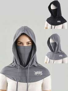 1 chiếc/2 chiếc mũ trùm đầu unisex họa tiết in lụa băng chống nắng - che toàn mặt chống tia UV cho đạp xe - thoáng khí - Nhiều màu - Xem 1