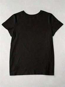 Camiseta de impresión religiosa de Jesús cristiana para hombres y mujeres, cuello redondo casual, manga corta, cómoda, para primavera y verano, ropa de hombre - Negro - Ver 5