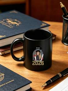 Customized Graduation Mug, Can Customize Photo & Text, 2026 Graduation Commemorative Colored Ceramic Cup, Personalized Graduation Commemorative Mug - Multicolor - View 19