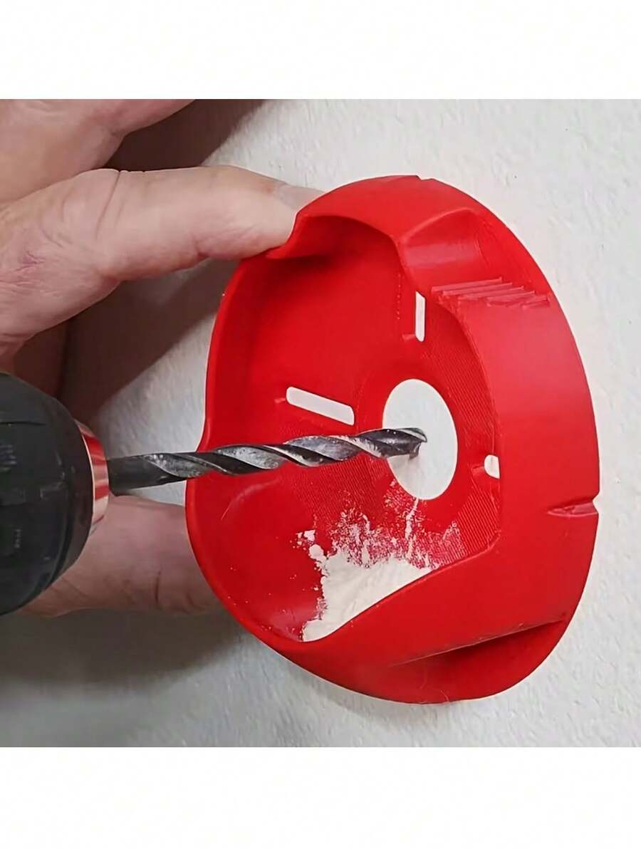 1 Drill Dust Collector - Essential Home Accessory & Tool Attachment | Dust Shield, Dust Bowl, And Guard For Rotary Hammers, Impact Drills, And Cordless Drills | Dust-Free Drilling Dust Collector