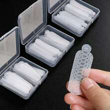 24件組3D美甲矽膠模具套裝,含美甲貼紙模板與可重複使用矽膠美甲模具,適用於居家與美甲沙龍使用 - 彩色 - 查看 7