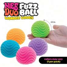 2026 New Fuzz Ball Plush Texture And Soft Cloud Squish - Wavy Pattern You Can See And Feel, Malt Candy Plush Squeeze Toy, Stress Relief Toy, Birthday/Holiday Gift, Perfect Present - 多色的 - 查看 3