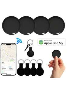 4件組 A-Tracker 智慧標籤，無線錢包追蹤器，相容 iPhone「尋找」App（僅限 iOS，不相容 Android），全球定位追蹤遺失物品如鑰匙、汽車、寵物、行李、背包、行李箱等，可更換電池，無月費（連接時請選擇「新增其他項目」） - Tag C 1pcs - 查看 6