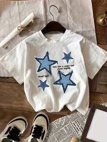 Women's T-Shirt For Spring And Summer - White - View 6