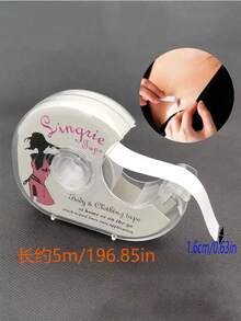 Clothing Anti-Slip Pads, Double-Sided Transparent Anti-Slip Pads, Invisible Shoulder & Collar Anti-Slip Fixing Pads, Invisible Stickers, Self-Adhesive For Bras, Clothing, Dresses, Shirts, Seamless Double-Sided Transparent Lingerie Shoulder Straps & Collar Anti-Slip Invisible Pads, For Secure Fixing, Durable Transparent Invisible Design, Women's Invisible Breast Pads. - Multicolor - View 3