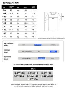 One-Piece 's T-Shirt For Mother's Day, With Heart Print And The Word "Mom", Round Neck, Short Sleeve, Made Of Pure Cotton, Medium Stretch Knit Fabric, Standard Fit For Boys And Girls, With Letter Design, Suitable For Mother's Day/Valentine's Day/Christmas In Spring, Summer And Autumn. - 黑色 - 查看 5