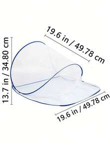 1pc 3-Color Multi-Size Portable No-Installation Anti-Mosquito Mesh Net Tent, Foldable Mosquito Net For Travel, Camping, Picnic, Outdoor Nap, Car Use, Anti-Insect, Non-Stuffy, Compact, Storable - Multicolor - View 10