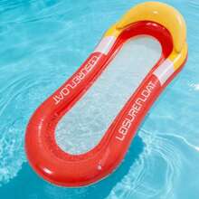 1pc Swimming Buoyancy Aid, Water Hammock, Beach And Pool Floating Bed, Inflatable Sofa, Floating Raft, Floating Board, Inflatable Pool Hammock, Summer Pool And Beach Party Accessories. Perfect For Poolside Vacation And Relaxation. - Multicolor - View 4