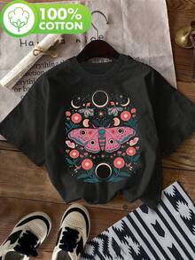 Camiseta de mujer para primavera y verano - Negro - Ver 7