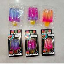 1pc Ice Cream Squeeze Toy, Stress Relief Toy, Suitable For All Ages, Autism, Office Workers, Students, Ideal Holiday Gift, Cute & Fun Gift, Suitable For Boys & Girls, Fun Party Favor Filler, Suitable For Various Festivals, Party Favors, Birthday Party Gifts, Office Stress Relief Toy, Fun Gift - Multicolor - View 3