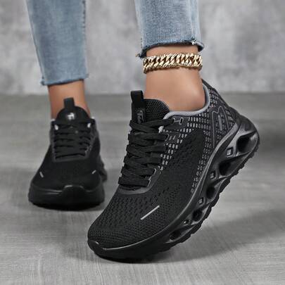 Women's New Lightweight Soft-Sole Sneakers, Shock-Absorbing & Wear-Resistant City Running Shoes