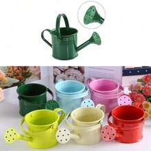 1pc Garden Floral Mini Metal Watering Can - One Size Fits All - View 2