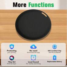 4件組 A-Tracker 智慧標籤，無線錢包追蹤器，相容 iPhone「尋找」App（僅限 iOS，不相容 Android），全球定位追蹤遺失物品如鑰匙、汽車、寵物、行李、背包、行李箱等，可更換電池，無月費（連接時請選擇「新增其他項目」） - Tag C 1pcs - 查看 5
