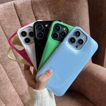 【夏の人気新商品】韓国風可愛い新作デザインキャンディーカラー ソープ型 PU レザースマホケースiPhone17Air/17/17Pro/17ProMax/16/16Pro/16ProMax/15/15Pro/15ProMax/14/14Pro/14ProMax/13/13Pro/13ProMax 対応女性向け人気デザイン、防水・耐衝撃・落下防止・傷防止しっかり保護 - ピンク - チェックする 8