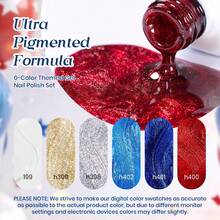 Beetles 4th Of July Gel Nail Polish Set - 6 Colors Independence Spark Cat Eye Gel Polish Kit Glitter Blue Red White Sliver Gold With Magnet & Stickers Soak Off Uv Nail Art At Home Gift For Women - 6 Colors Independence Spark - 查看 7