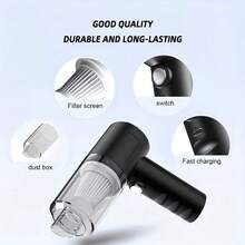 SOKANY 1200mAh Cordless Handheld Vacuum Cleaner, Powerful Wet & Dry Suction, Blow Function - Compact Portable Vacuum Cleaner For Home, Car, Pet Hair, Dust And Debris, Dual Use For Home And Car - Cordless - View 10