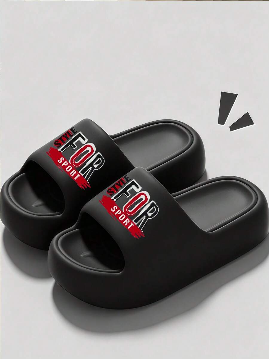 All-Season New Fashion Minimalist Niche Unisex Home Slippers, Versatile For Daily Casual Wear. Thick Sole, Breathable, Soft And Comfortable. Bathroom Specific, | Super Cushioning | Suitable For Beach/Outdoor Streets/Indoor Bedroom, Bathroom, Etc. [Recommended To Buy One Size Larger For A More Comfortable Wearing Experience.]