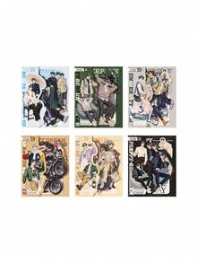 30入時尚動漫男孩貼紙組，優雅休閒防水貼紙，適用於剪貼簿、日記、DIY裝飾與學校用品 - RQYJ - 查看 12
