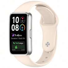 Soft Silicone Compatible With Huawei Band 10 9 8 Durable Comfortable Adjustable Size Smart Watch Straps For Men Women - one-size - View 8