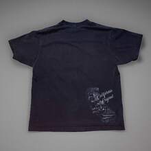 Camiseta Vintage con Arte  para Hombre, Talla XL, Diseño de Cara, Estilo Y2K Latino Mexicano, Doble Cara - Negro - Ver 4
