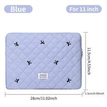 Diamond Pattern Protective Sleeve For 11-15.6 Inch Tablets, Cute Style, Compatible With Pro 13 M4 & Air 13 M3 M2, Pro 12.9 M2 M1 6/5th Gen, Suitable For Tablets, Laptops, Books - View 13